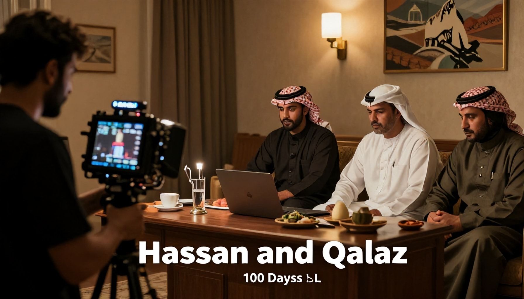 فيلم حسن وبقلظ: 100 يوم من الإنتاج في الإمارات
