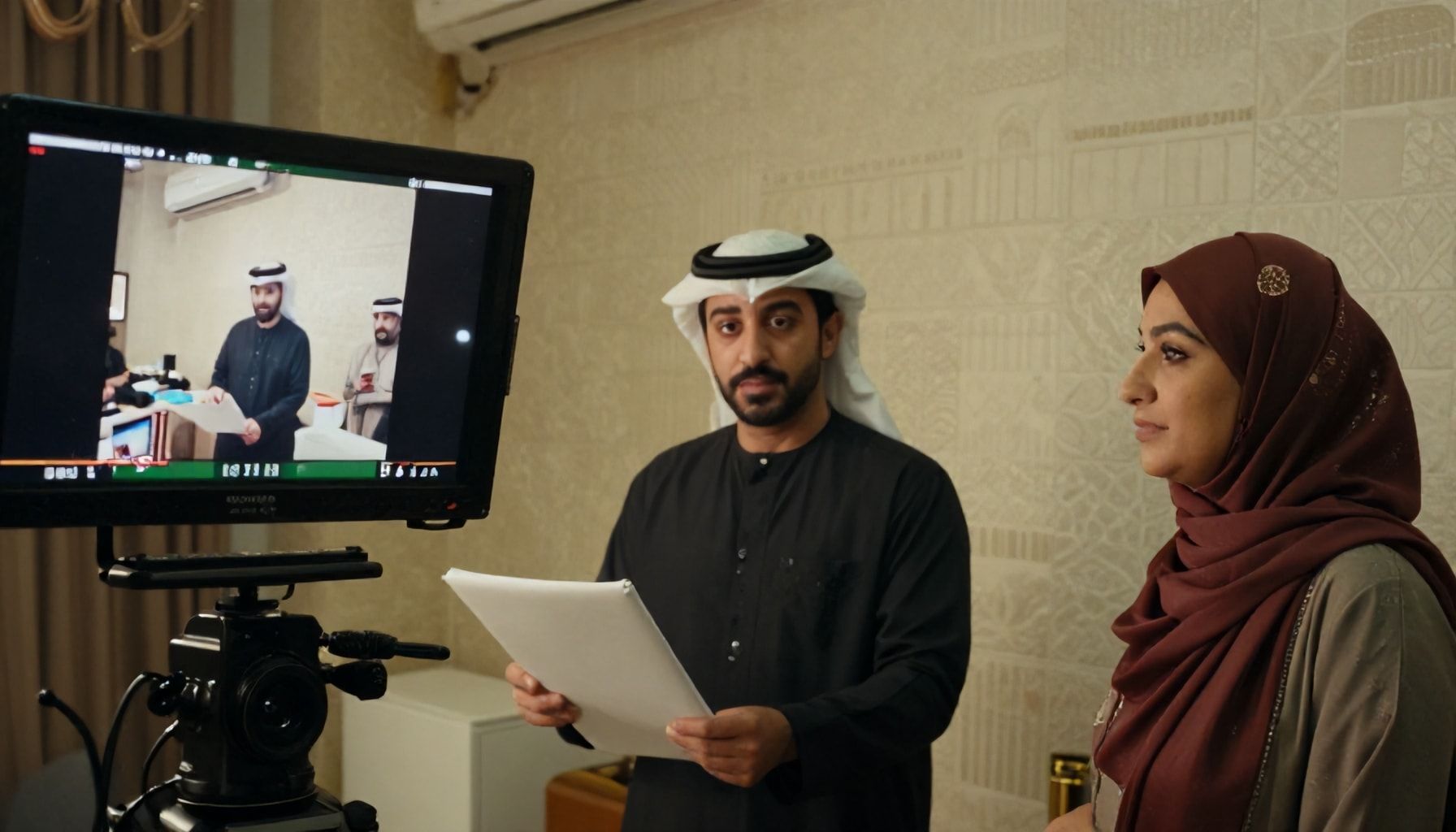 فيلم هدير عبد الرازق: 100 يوم من الإنتاج في الإمارات