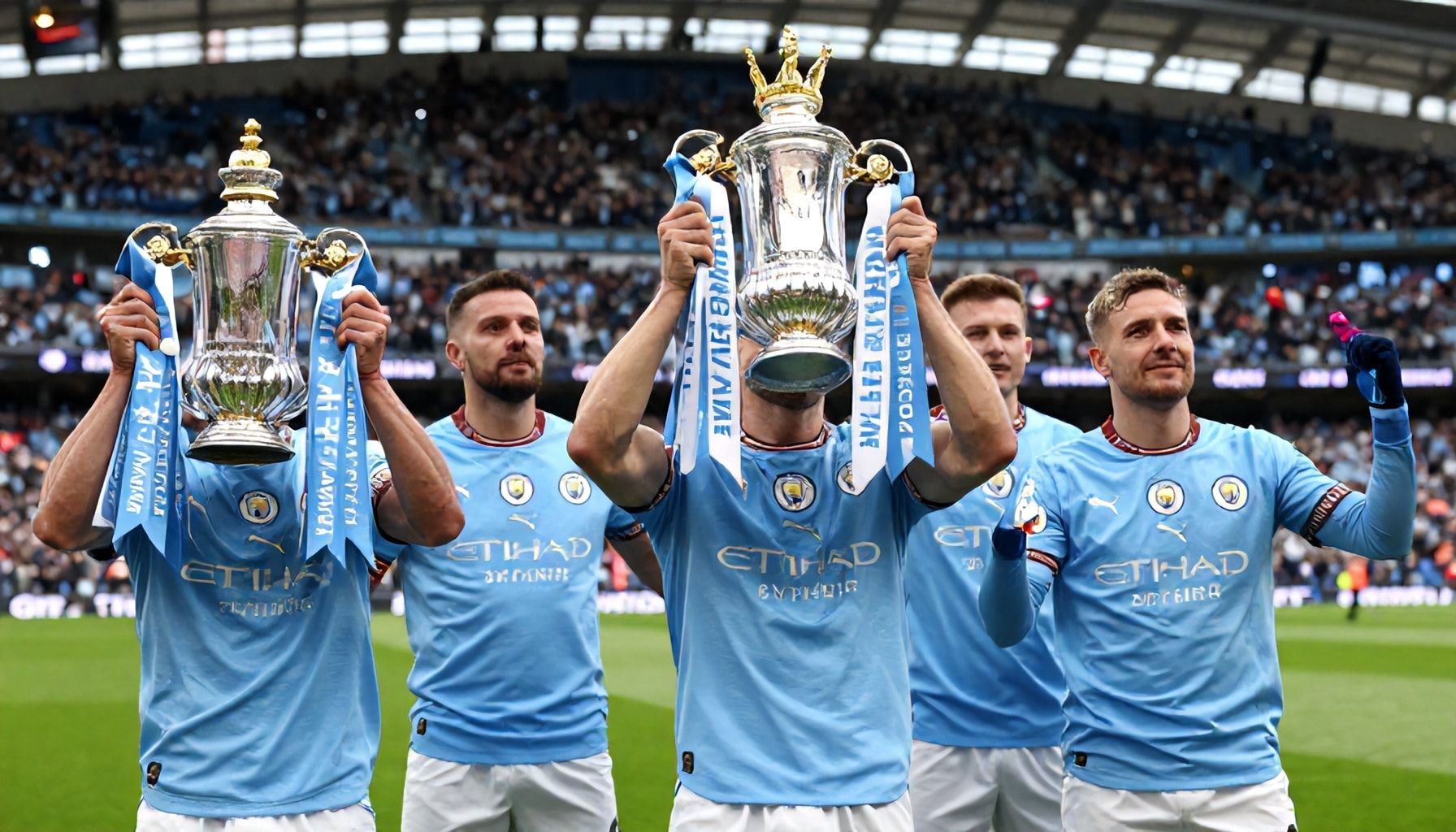 مانشستر سيتي يتوج بلقب كأس الاتحاد الإنجليزي للمرة السابعة