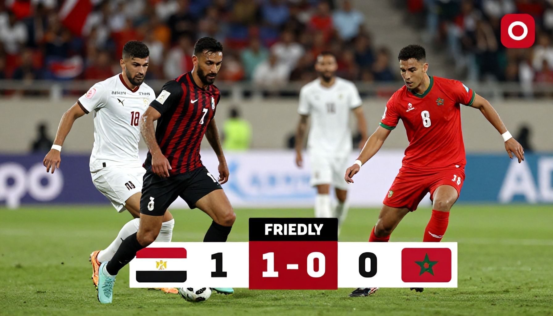 المصريون يحققون الفوز 2-0 على المغرب في مباراة ودية