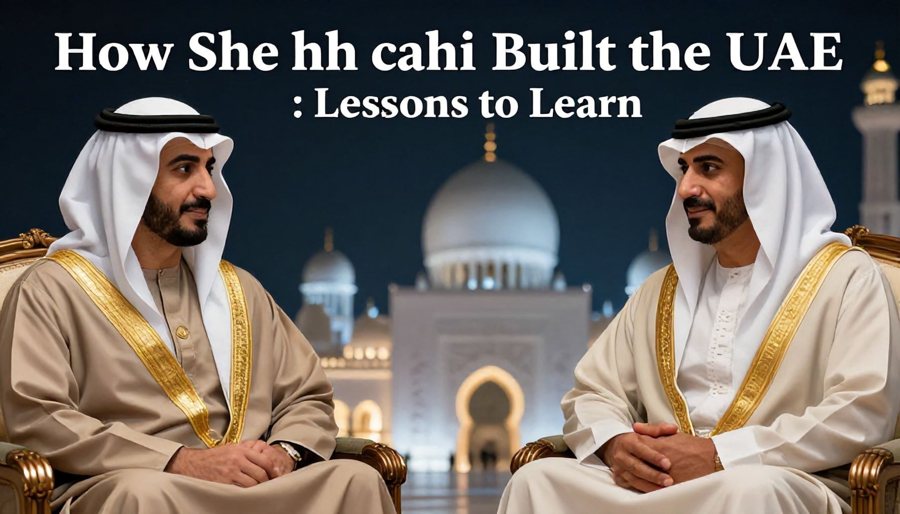 كيف بنى الشيخ زايد دولة الإمارات: الدروس التي يمكن التعلم منها*