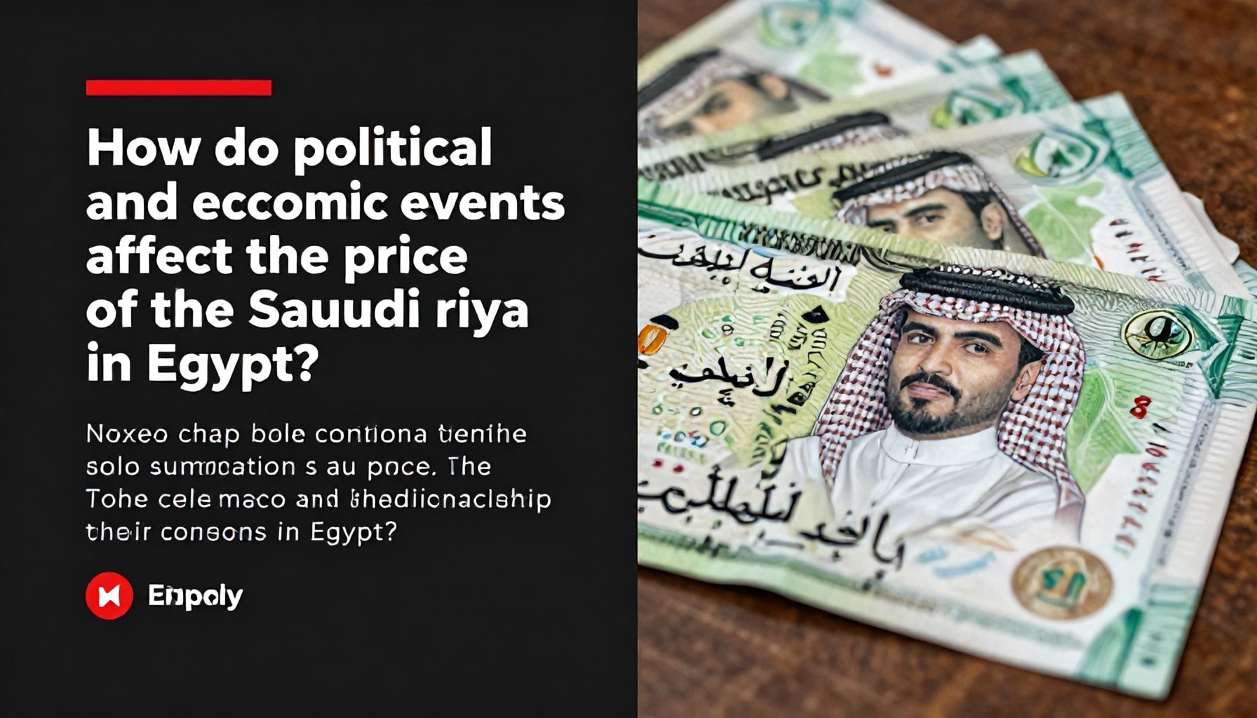 كيف تؤثر الأحداث السياسية والاقتصادية على سعر الريال السعودي في مصر؟*