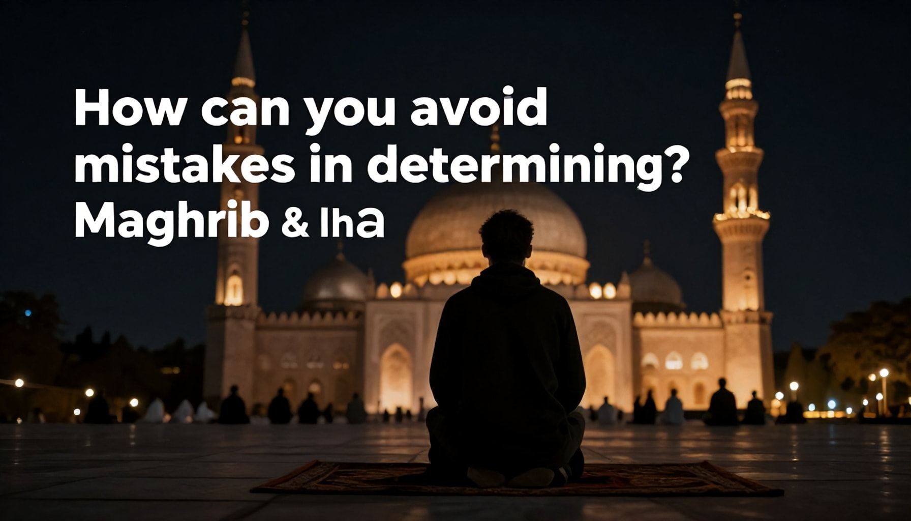 كيف تجنب الخطأ في تحديد وقت المغرب والعشاء؟*