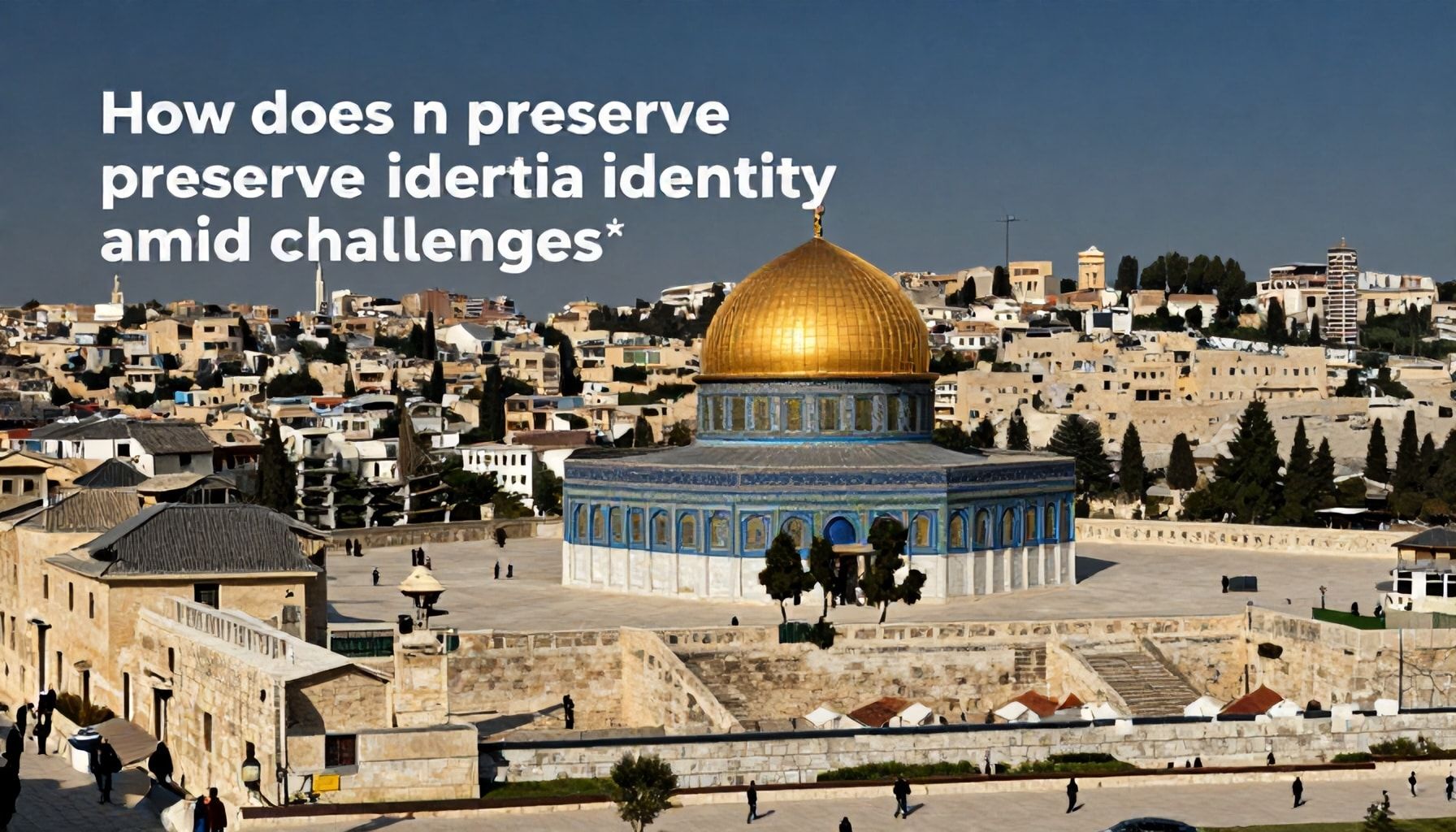 كيف تحافظ القدس على هويتها وسط التحديات*