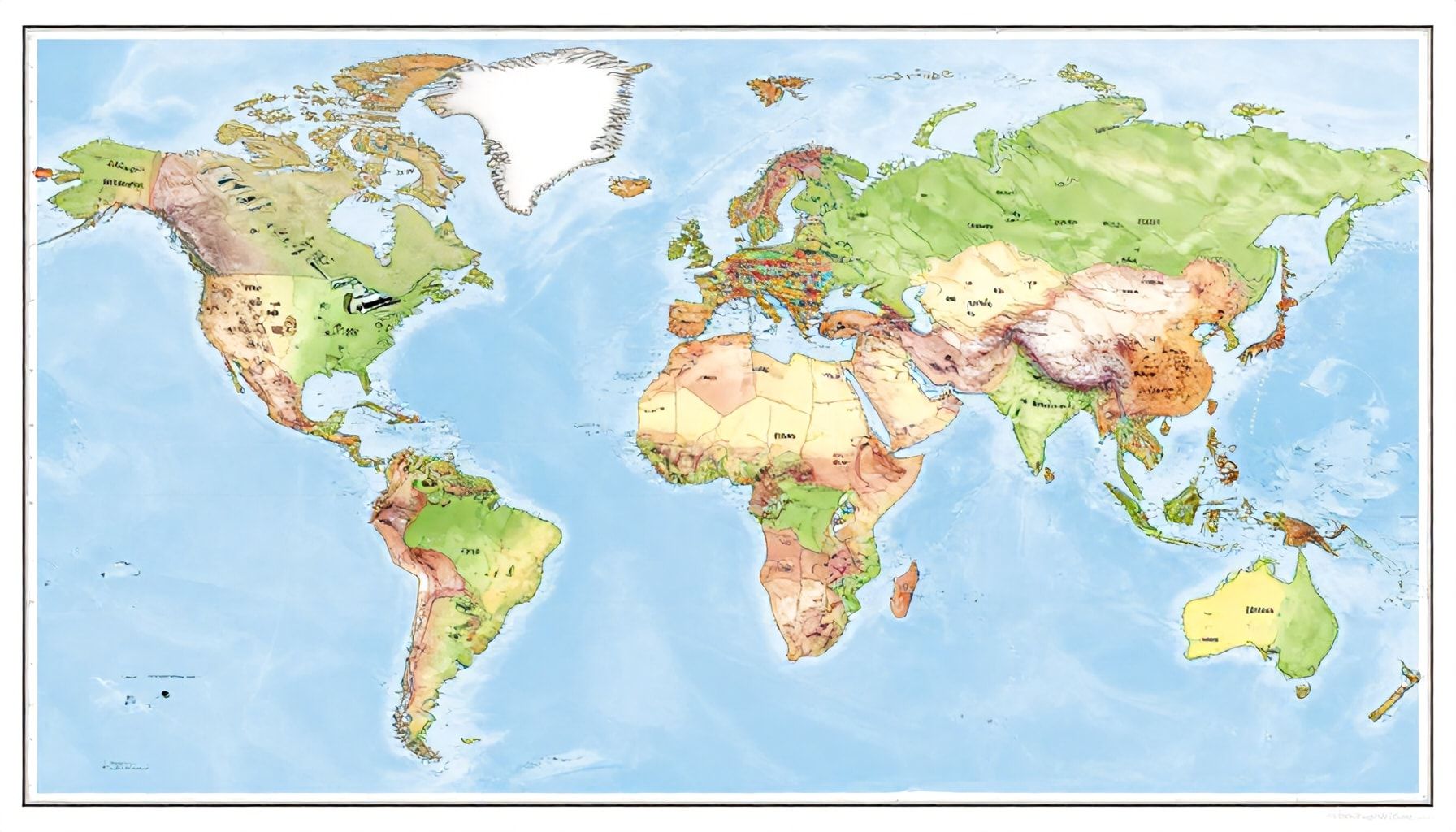 كيف تحدد أفضل الوجهات السياحية باستخدام خريطة العالم*