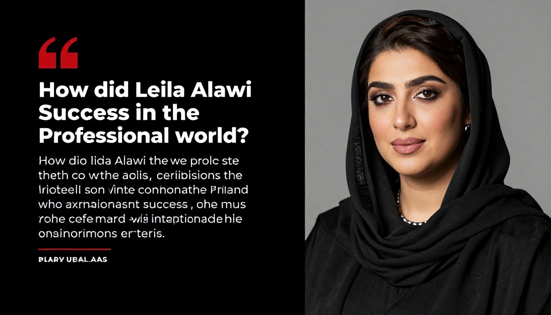 كيف تحقّق ليلى علوي النجاح في عالم العمل