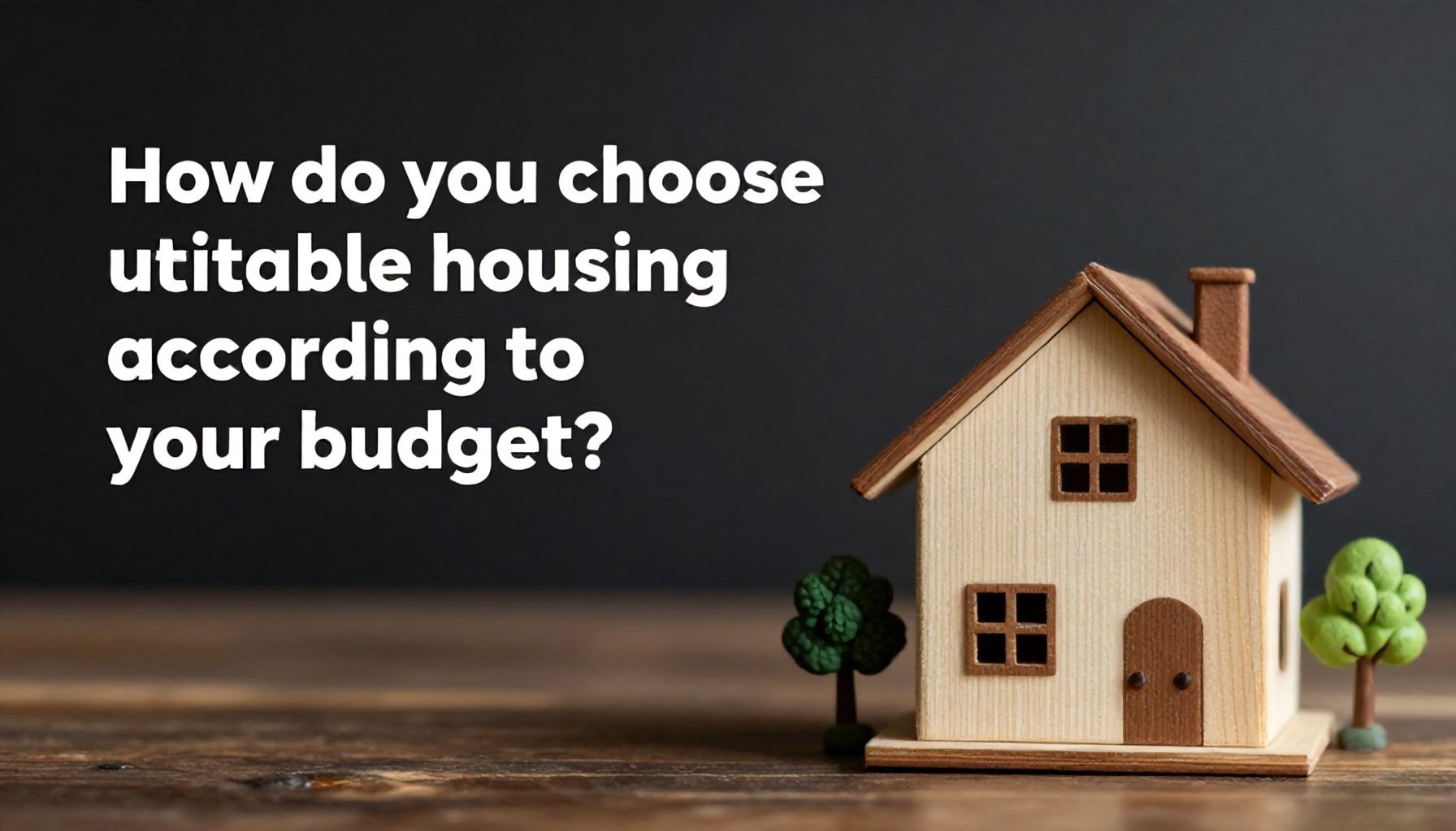 كيف تختار سكنًا مناسبًا حسب ميزانيتك؟*