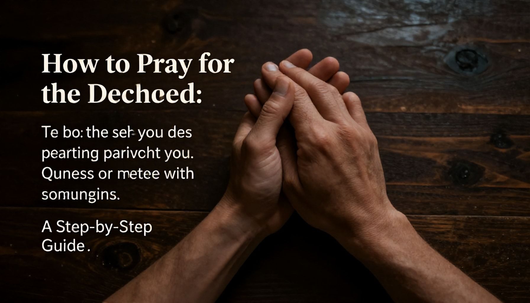 كيف تدعو للميت: دليل خطوة بخطوة*