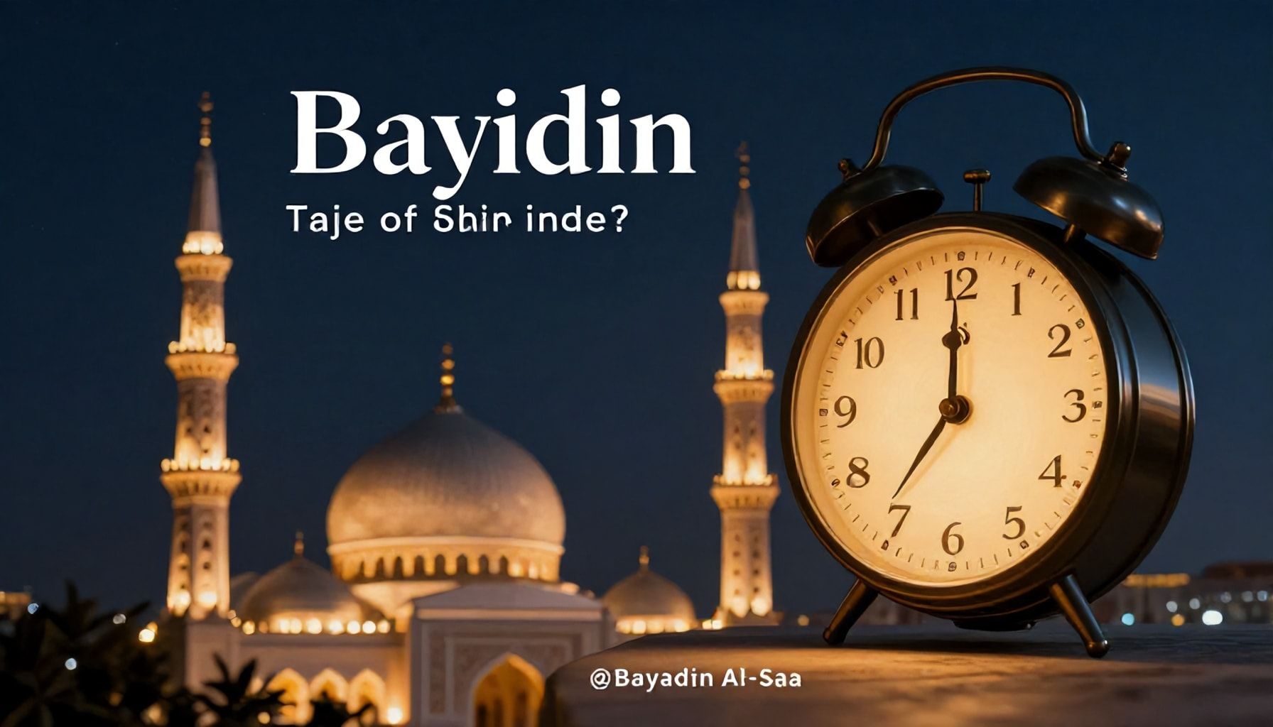 كيف تعرف وقت الفجر بدقة؟ إجابة شاملة لبياضن الساعة*