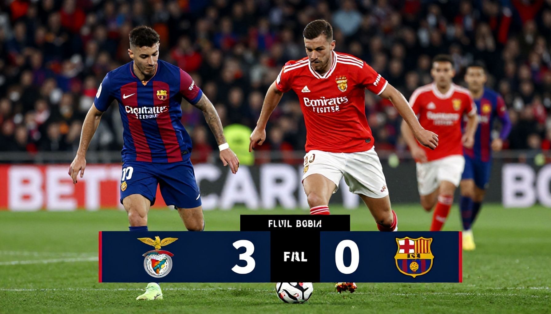 كيف يمكن لبنفيكا أن تتغلب على برشلونة في مباراة أوروبا؟*