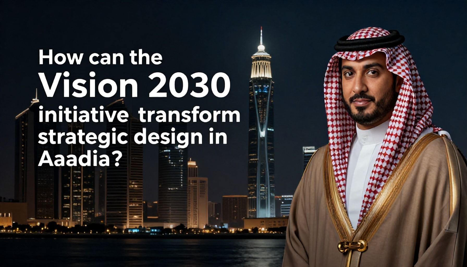 كيف يمكن لمبادرة رؤية 2030 أن تحول التصميم الاستراتيجي في السعودية؟*