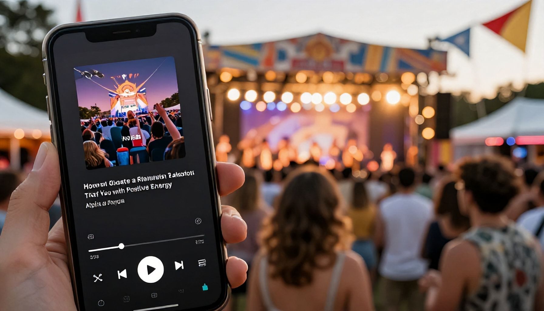 كيفية إنشاء قائمة تشغيل للمهرجانات تملأك بالطاقة الإيجابية*