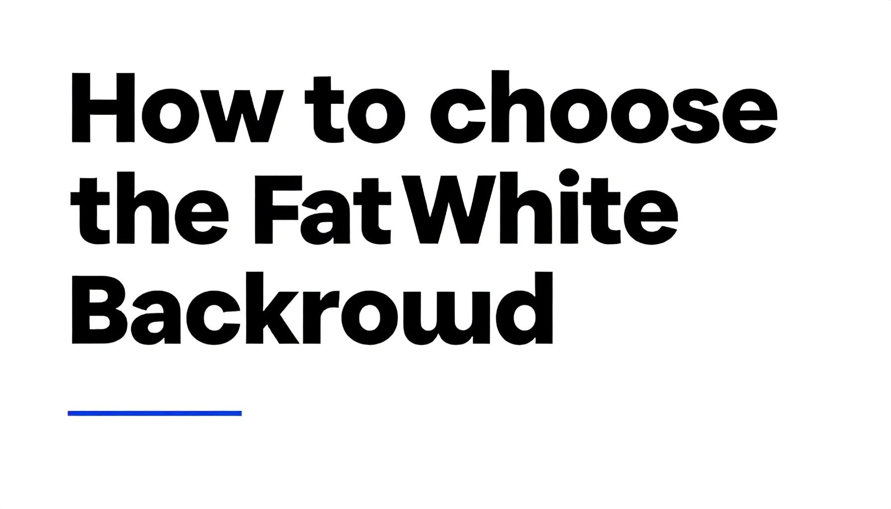 كيفية اختيار خلفية بيضاء مثالية: نصائح للمحترفين*