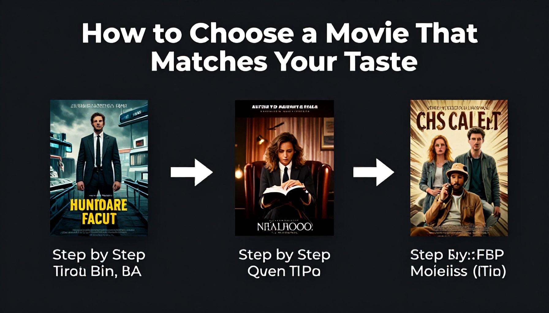 كيفية اختيار فيلم مناسب لذوقك خطوة بخطوة