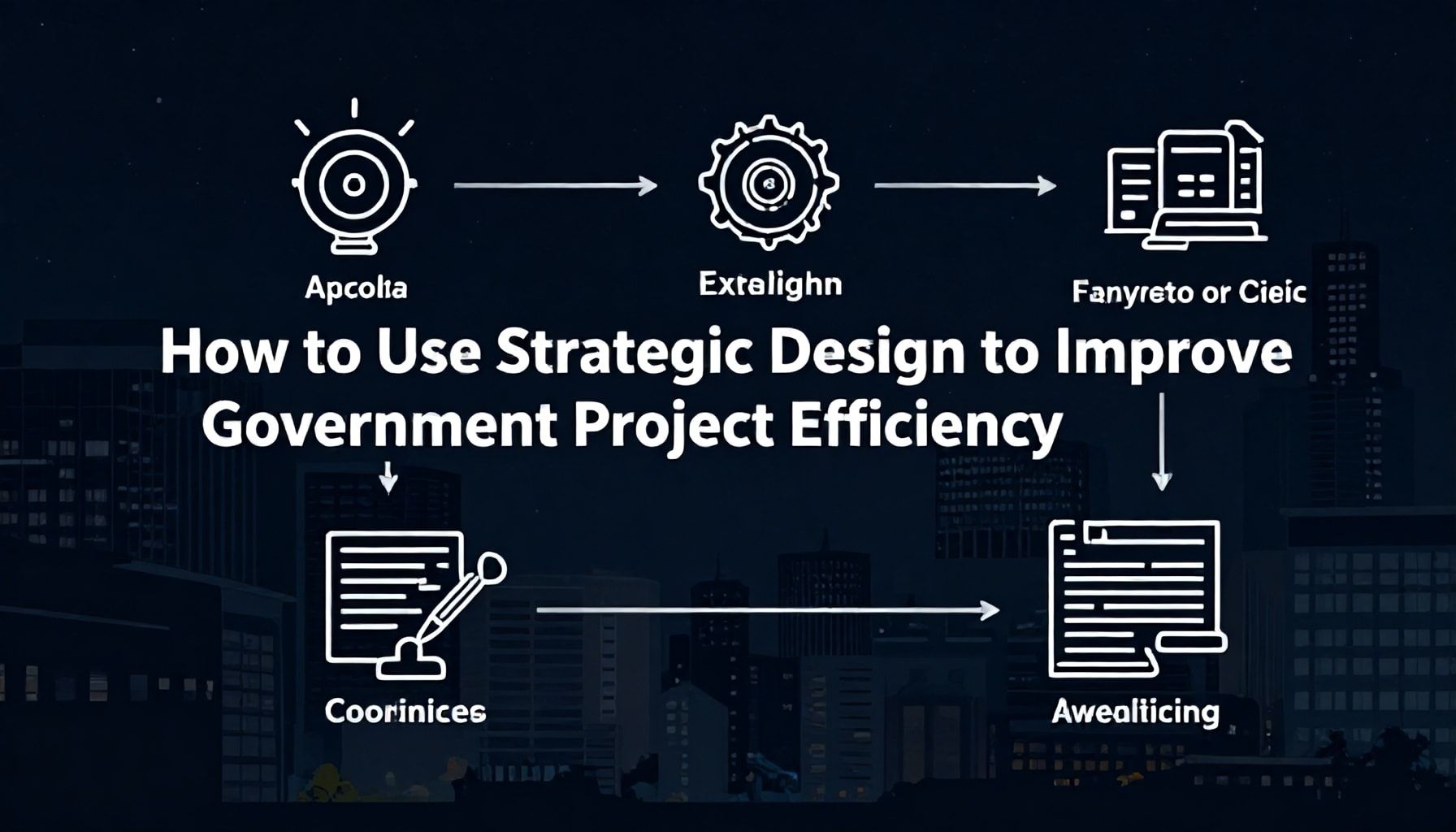 كيفية استخدام التصميم الاستراتيجي لرفع كفاءة المشاريع الحكومية*