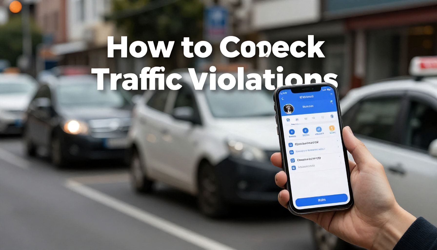 كيفية استعلام عن مخالفات المرور مجانًا دون visited any government office