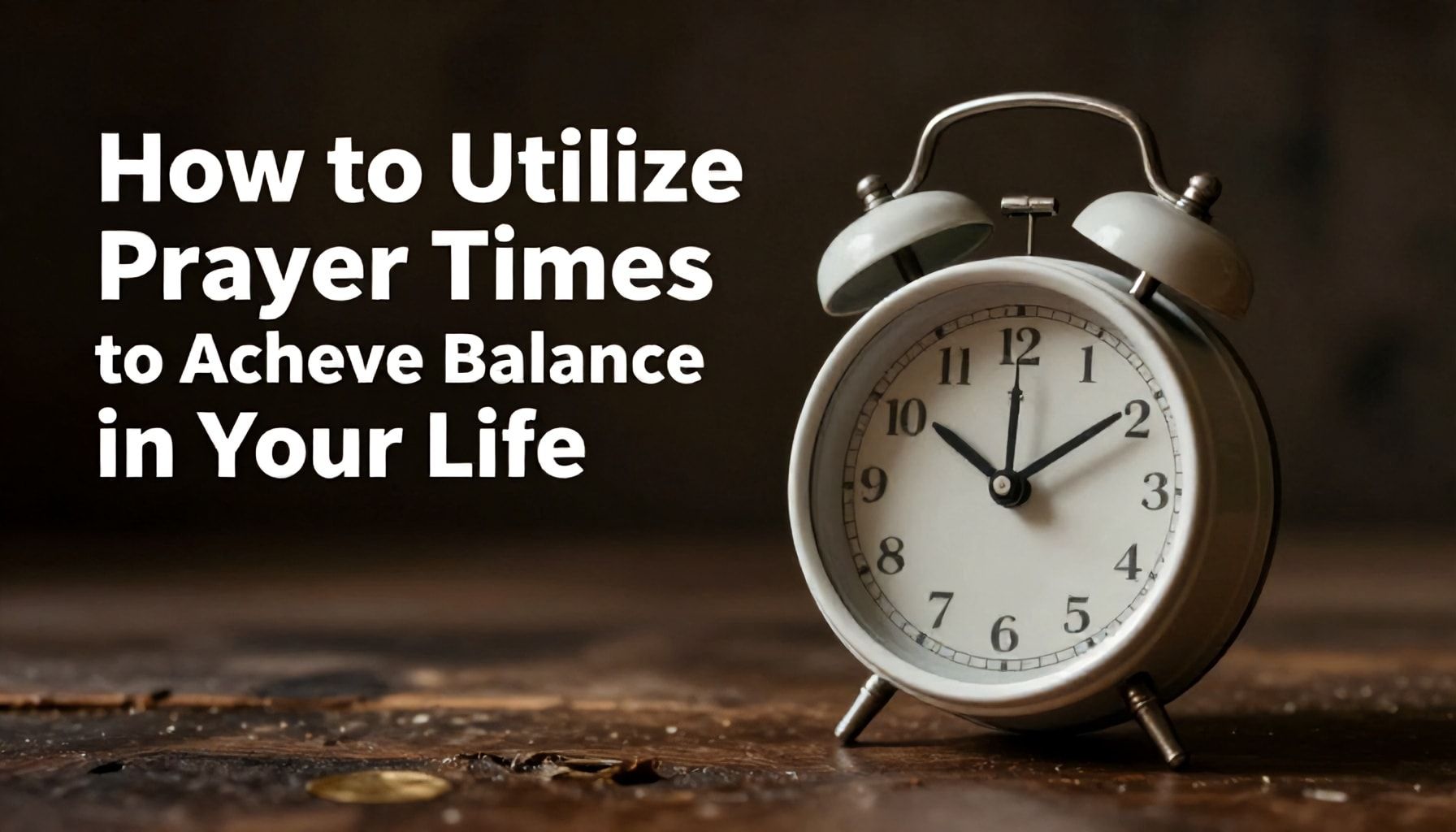 كيفية استغلال أوقات الصلاة لتحقيق توازن في حياتك*