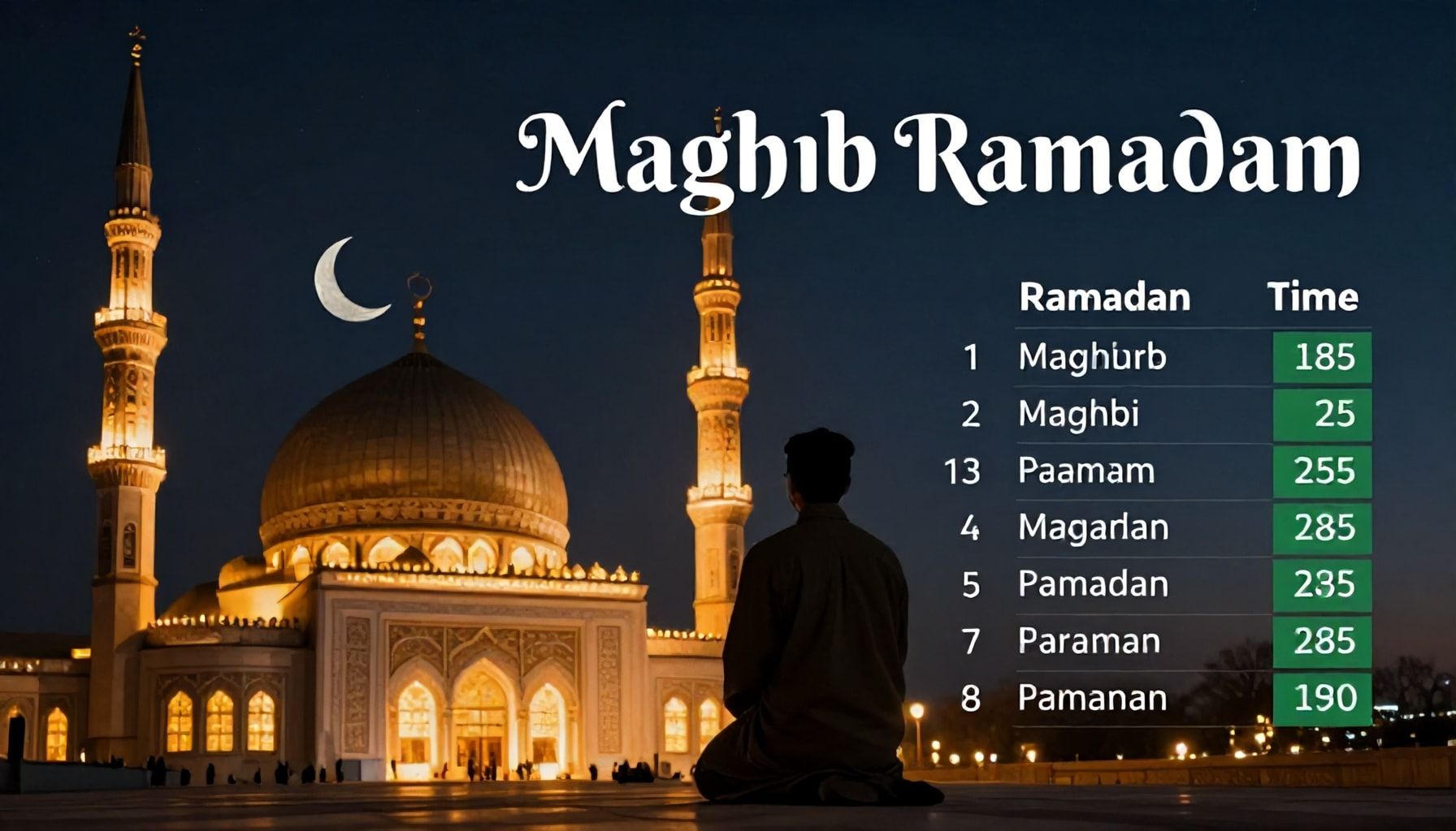 كيفية الاستعداد لصلاة المغرب في رمضان