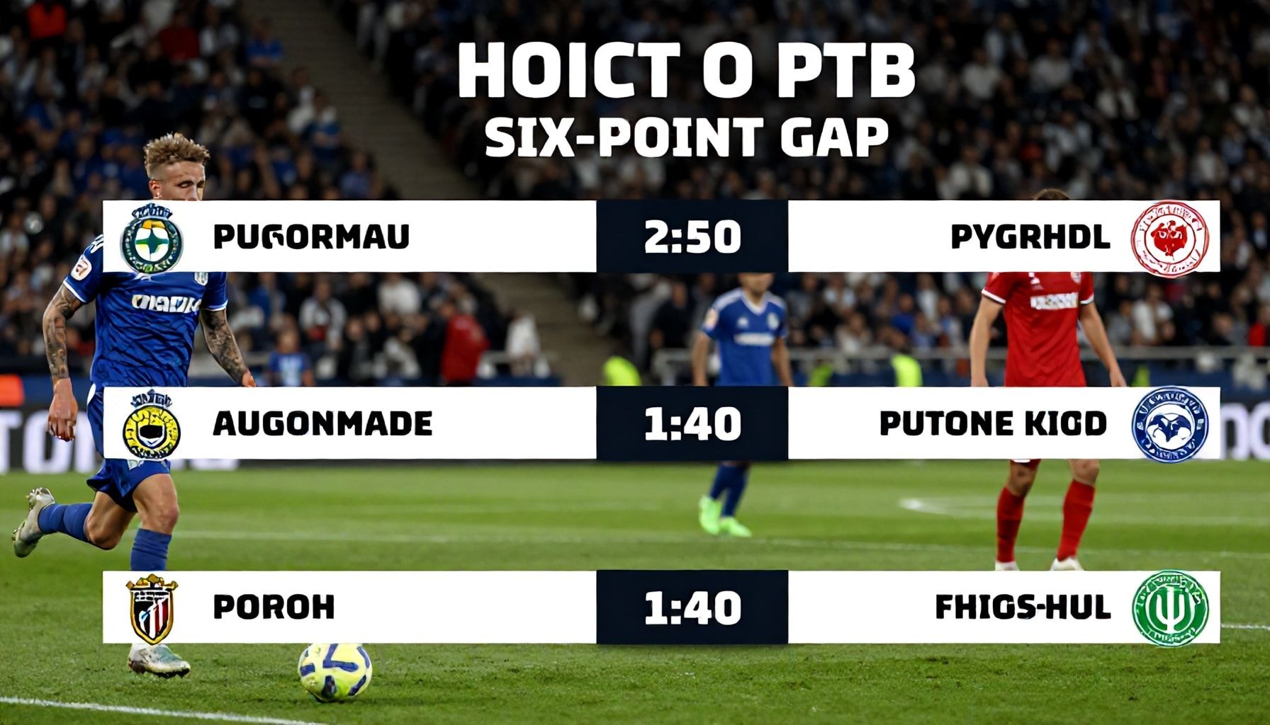 كيفية الاستفادة من الفارق الست نقاط في المباريات القادمة