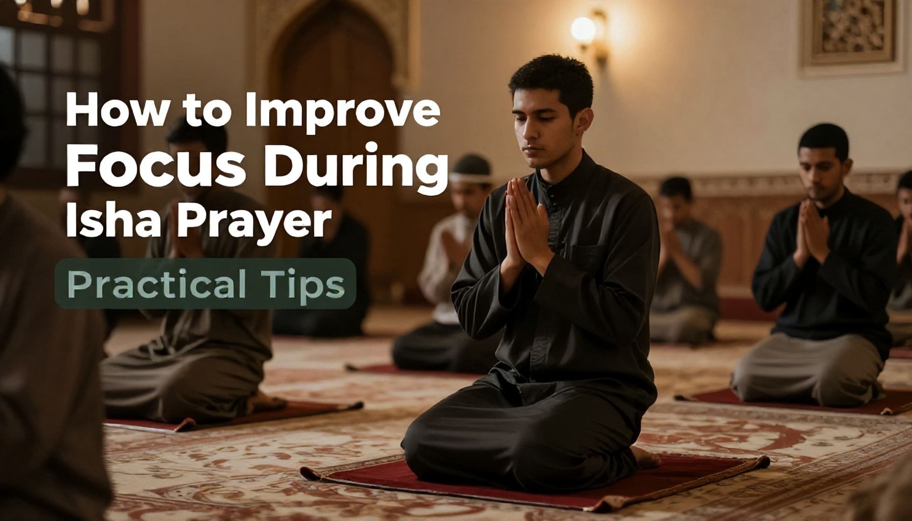 كيفية تعزيز التركيز في صلاة العشاء: نصائح عملية*