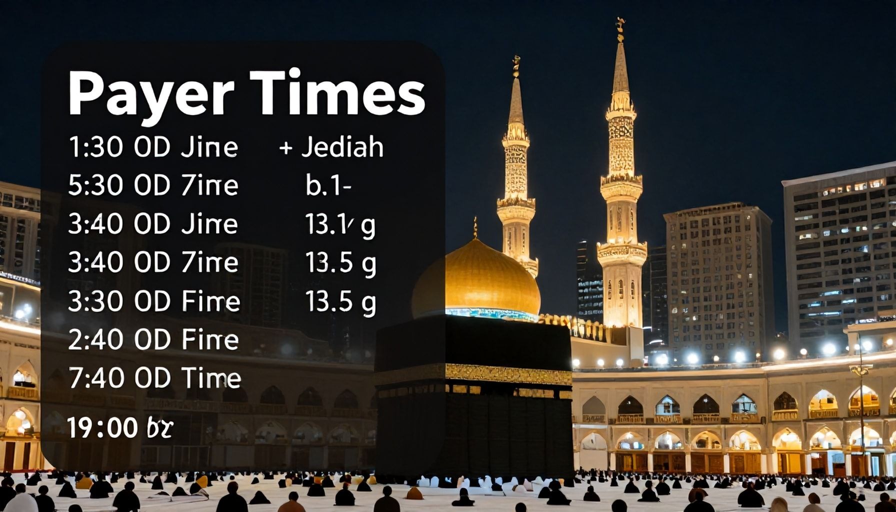 كيفية حساب مواعيد الصلاة بدقة في جدة