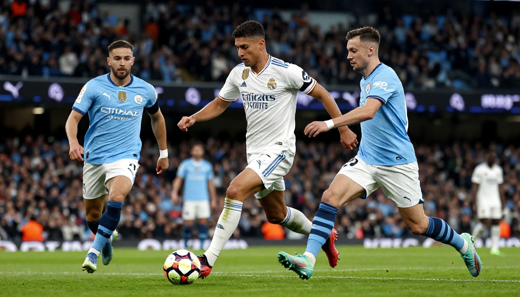 كيفية ريال مدريد في الحفاظ على تقدمه رغم ضغط مانشستر سيتى