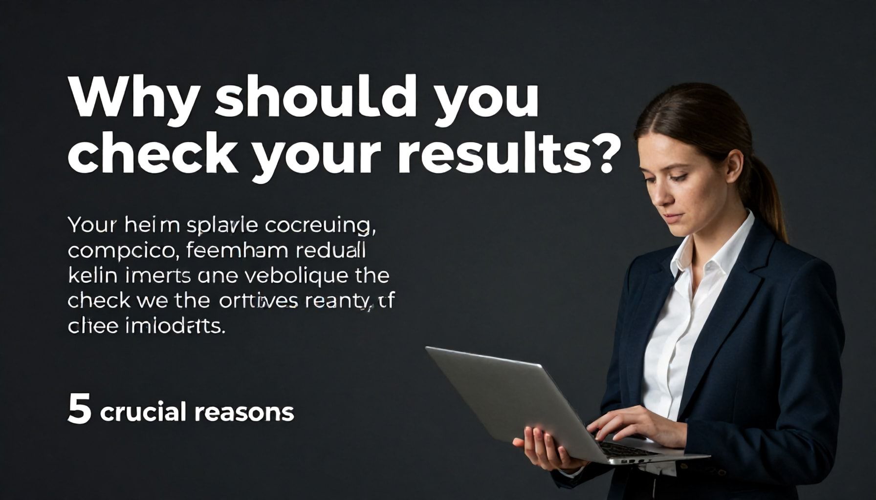 لماذا يجب أن تتحقق من نتائجك فورًا؟ 5 أسباب حاسمة*