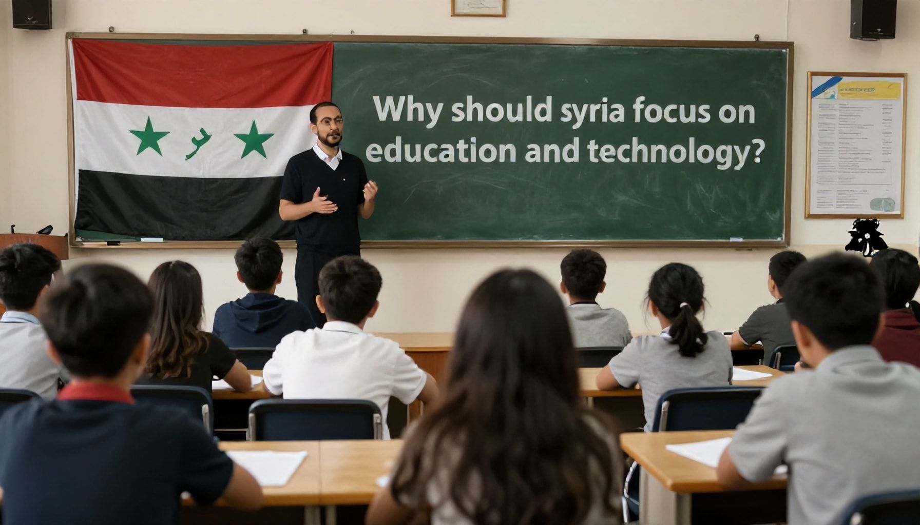 لماذا يجب على سوريا التركيز على التعليم والتكنولوجيا؟*