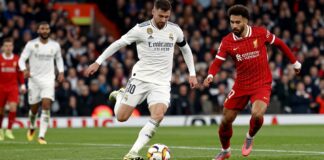 ريال مدريد يحقق الفوز على ليفربول 1-0 في مباراة نصف النهائي