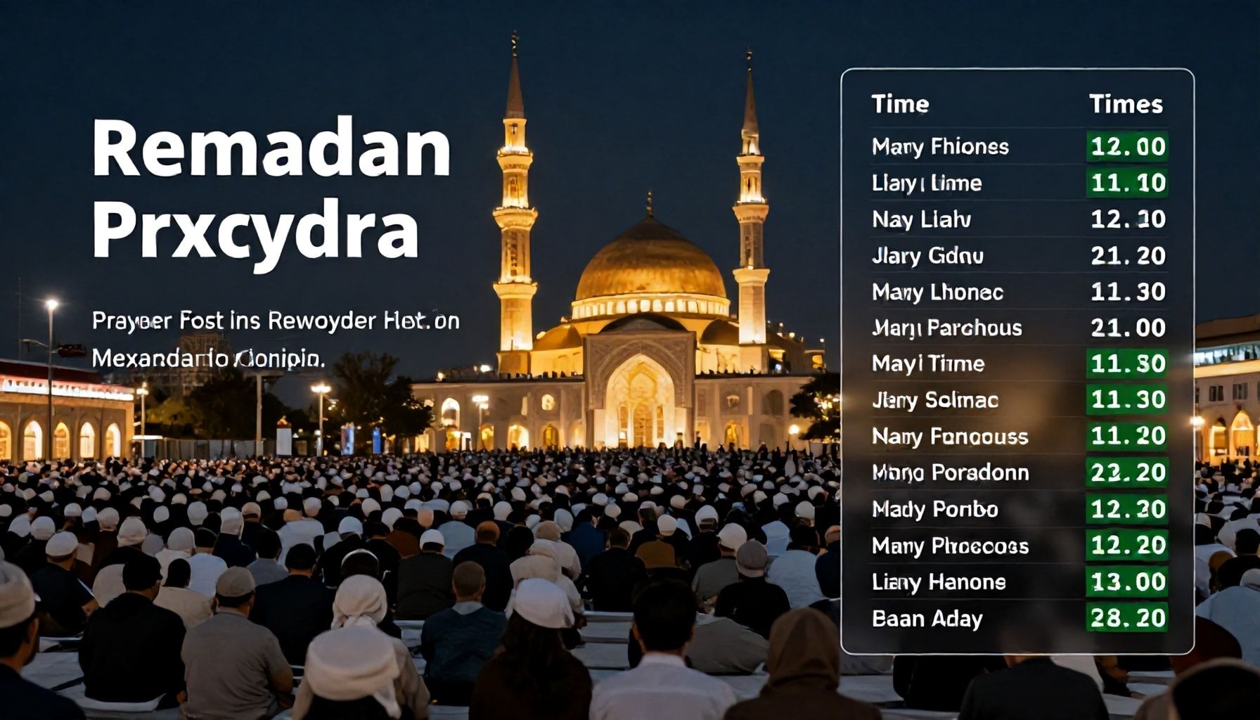 ماذا ينتظر المصلين في الإسكندرية خلال شهر رمضان