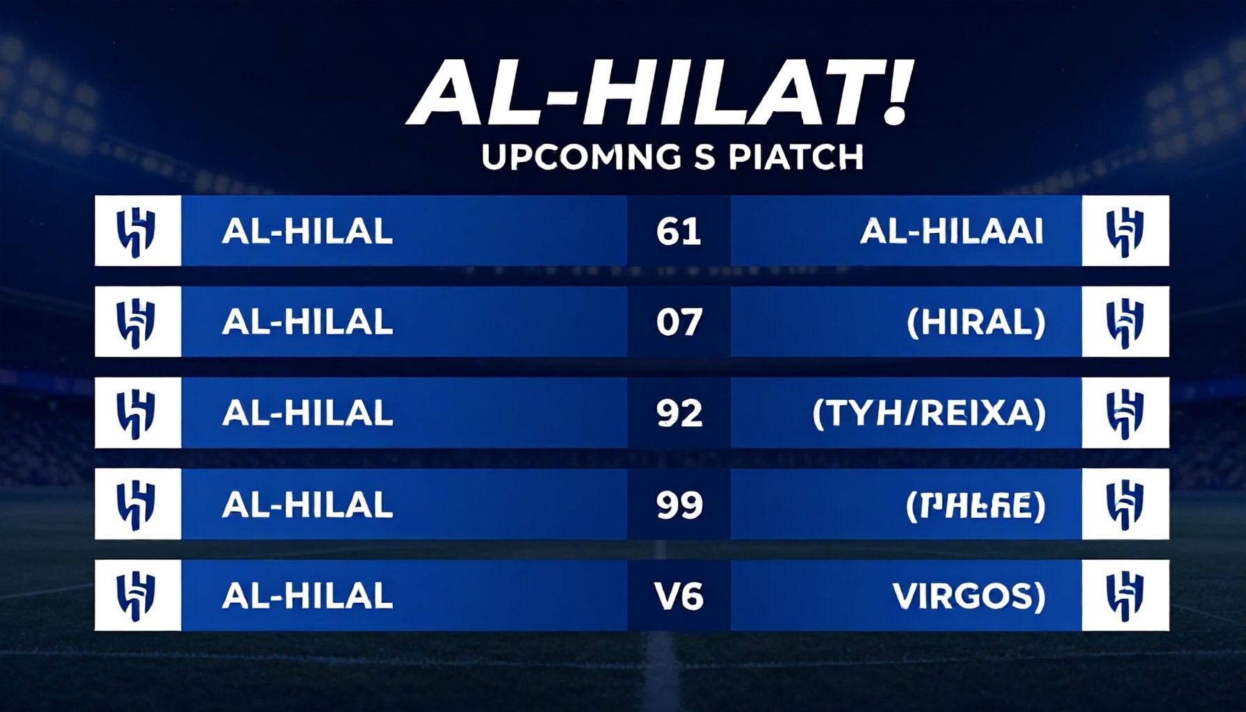 ماذا ينتظر الهلال في remainder الموسم؟