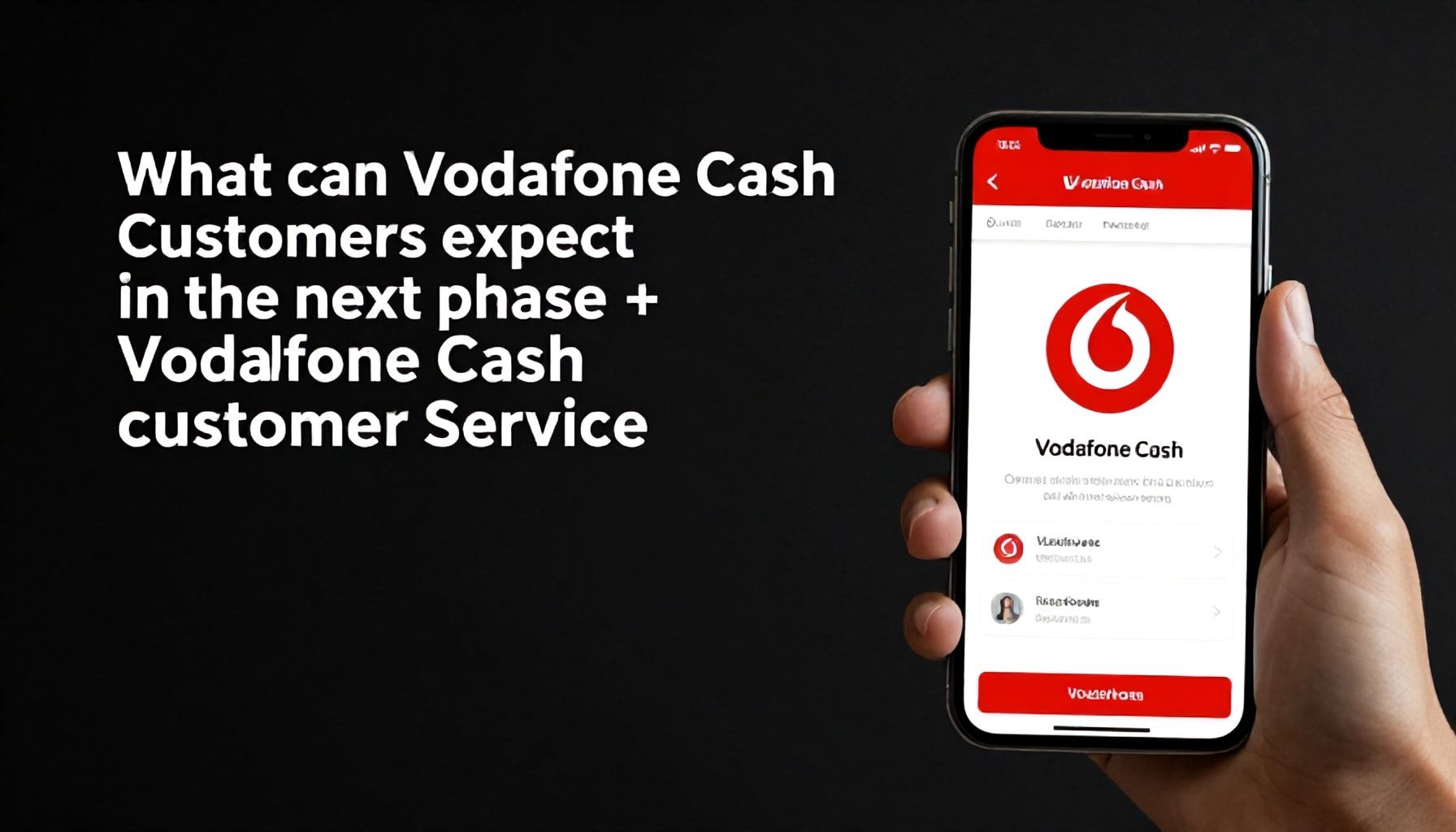 ماذا ينتظر عملاء فودافون كاش في المرحلة المقبلة