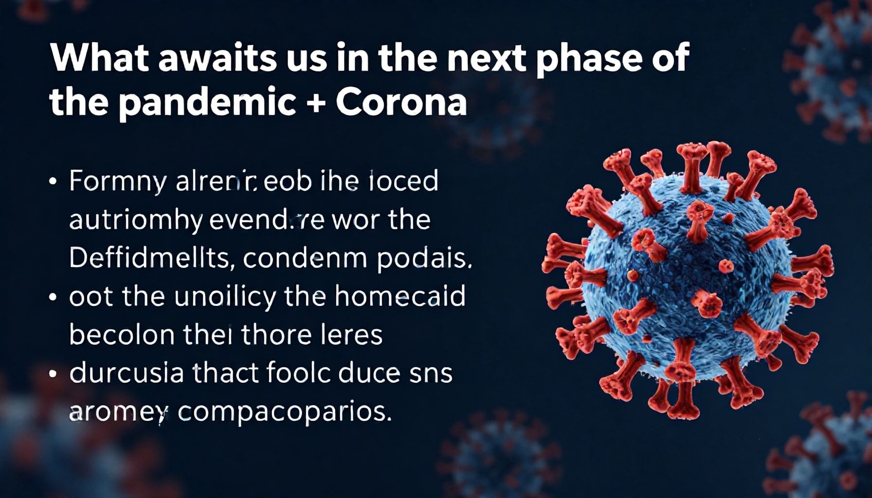 ماذا ينتظرنا في المرحلة المقبلة من الجائحة
