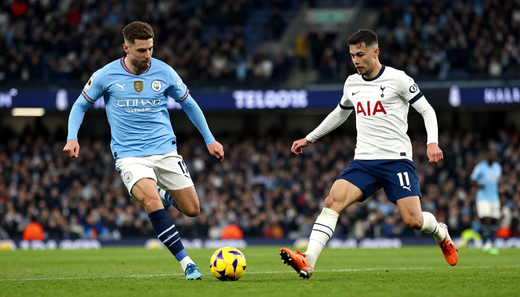 مان سيتي يتغلب على توتنهام 4-1 في مباراة الدوري الإنجليزي