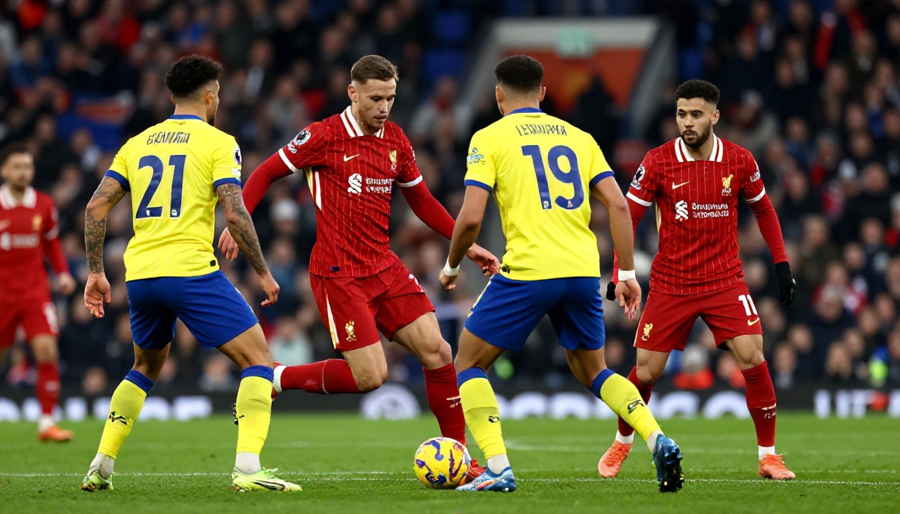 مباراة ليفربول ضد ليدز في الدوري الإنجليزي