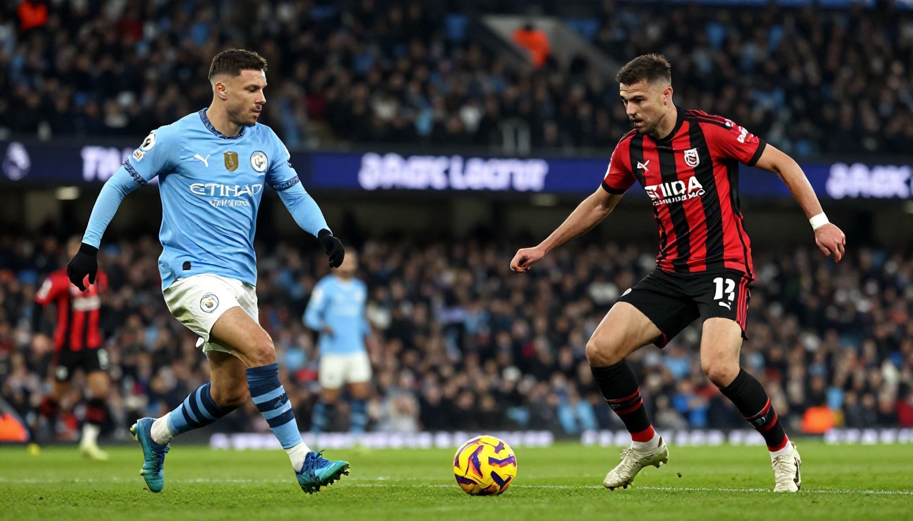 مبارة مان سيتي ضد برينتفورد في الدوري الإنجليزي