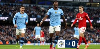 مانشستر سيتي يحقق انتصاراً ساحقاً 5-0 على نوتنغهام فورست