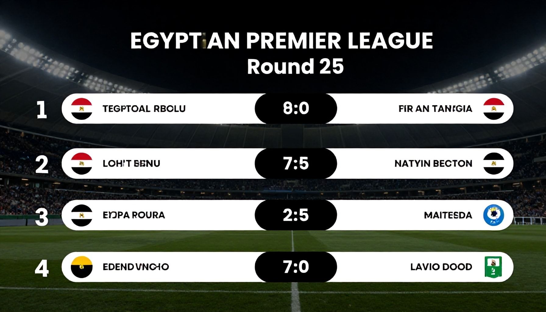 مباريات الدوري المصري اليوم: 3 مباريات حاسمة في الجولة 25