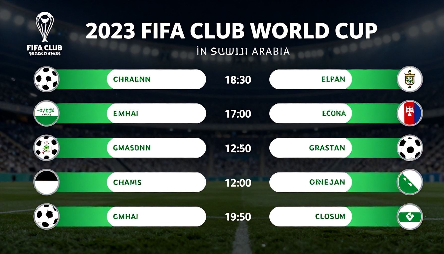 مباريات كأس العالم للأندية 2023 في المملكة العربية السعودية