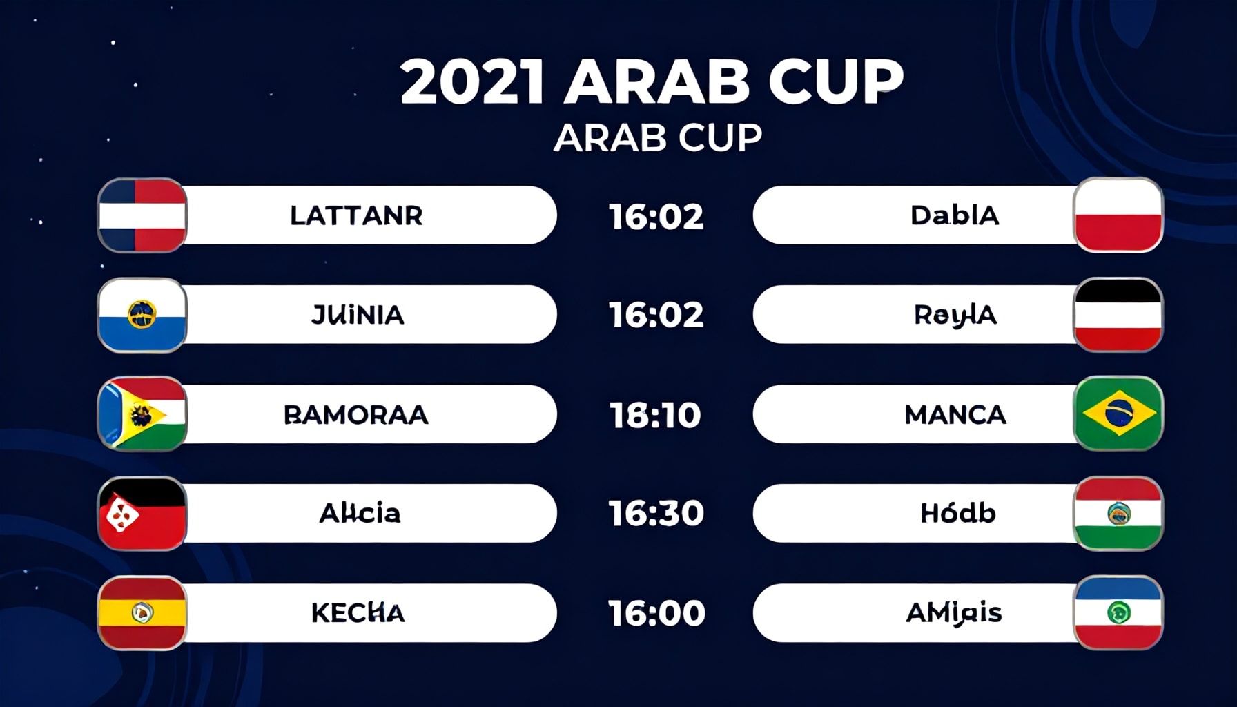كأس العرب 2021: 16 فريقًا يتنافسون على اللقب