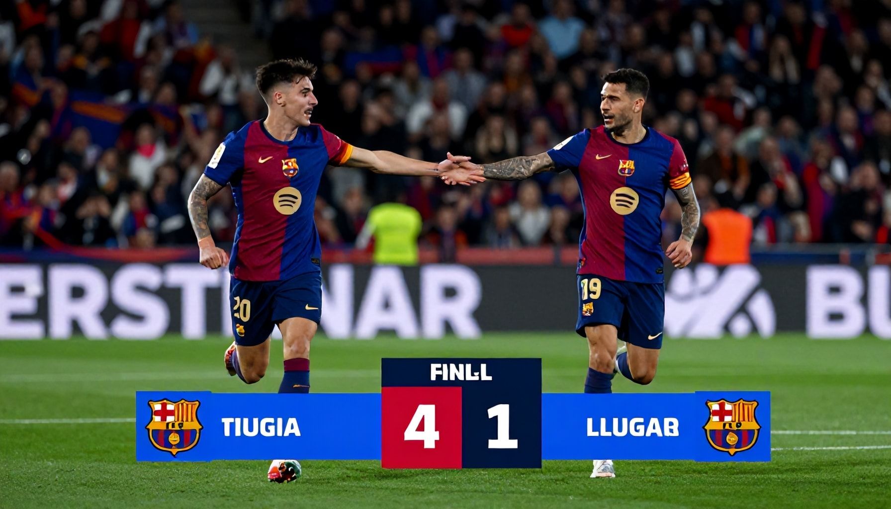 برشلونة يحقق الفوز الثاني على التوالي في الدوري الإسباني