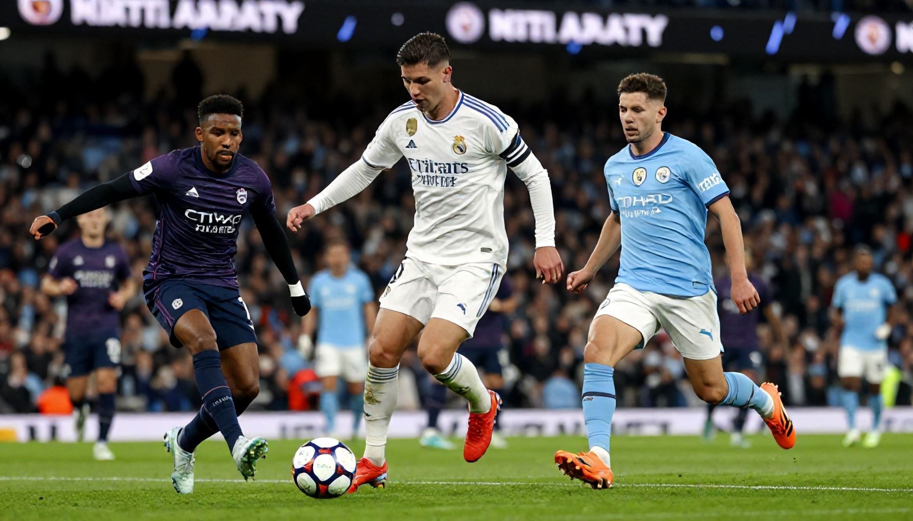 ريال مدريد يحرز الفوز على مانشستر سيتى بنتيجة 2-1