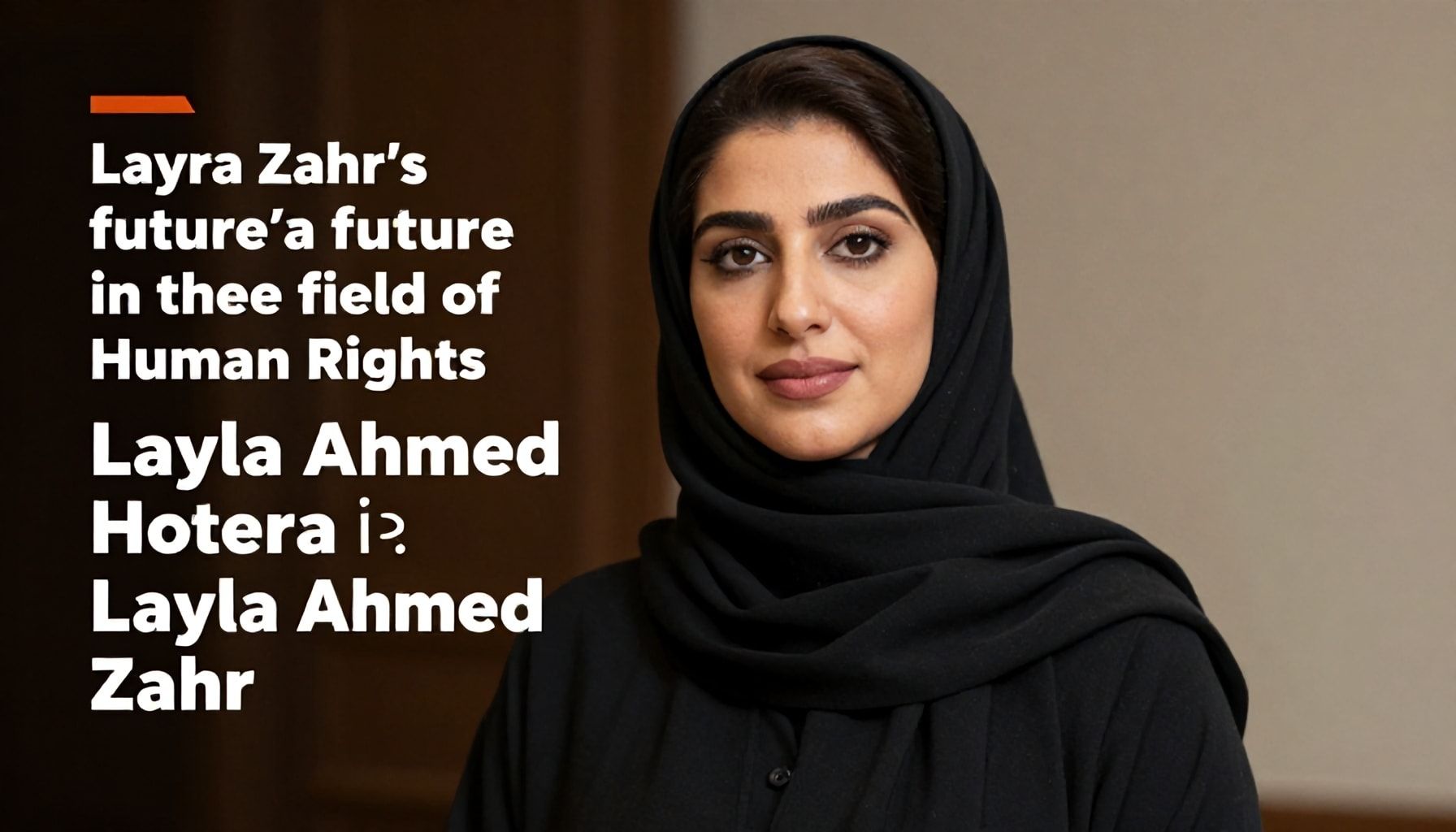 مستقبل ليلى زاهر في مجال حقوق الإنسان