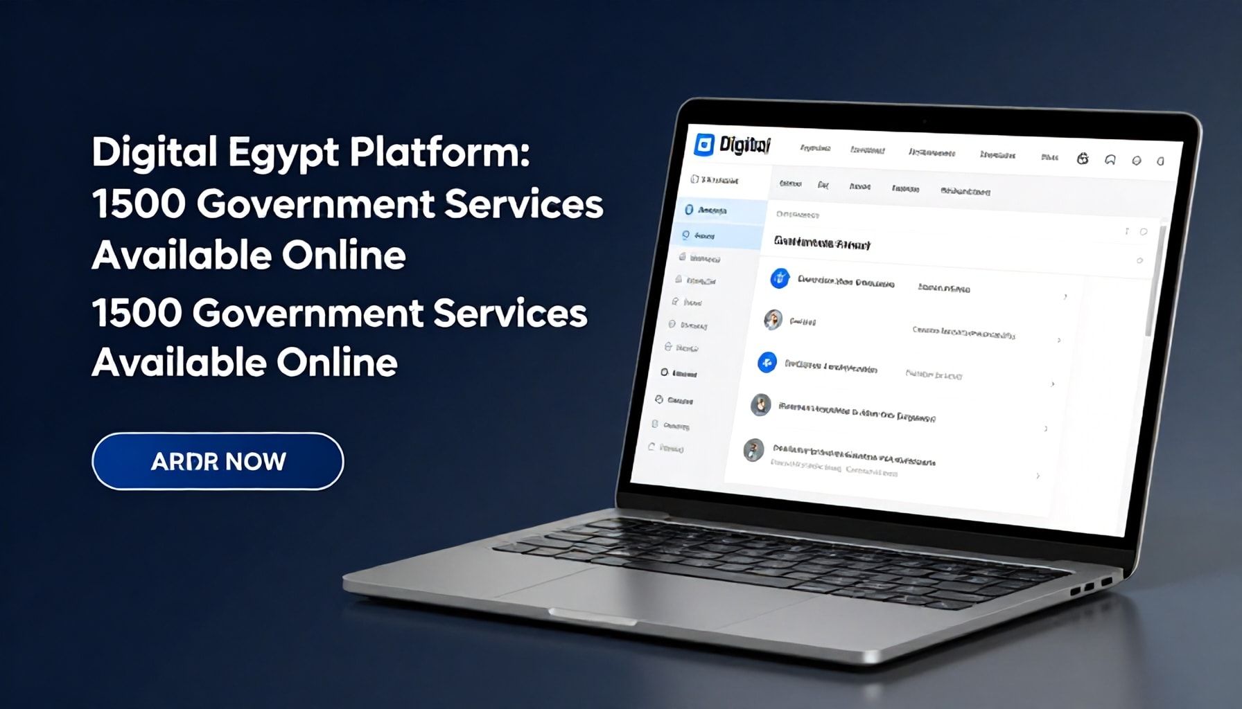 منصة مصر الرقمية: 1500 خدمة حكومية متاحة عبر الإنترنت