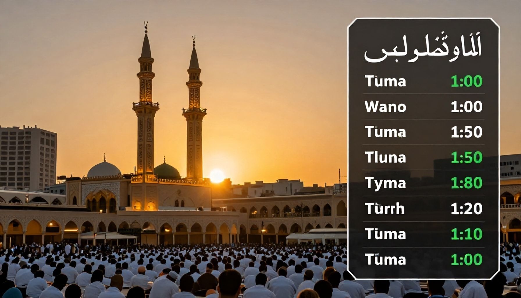 مواعيد الصلاة في جدة: الأذان في المغرب بعد غروب الشمس بـ 15 دقيقة
