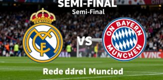 ريال مدريد يواجه بايرن ميونخ في نصف النهائي
