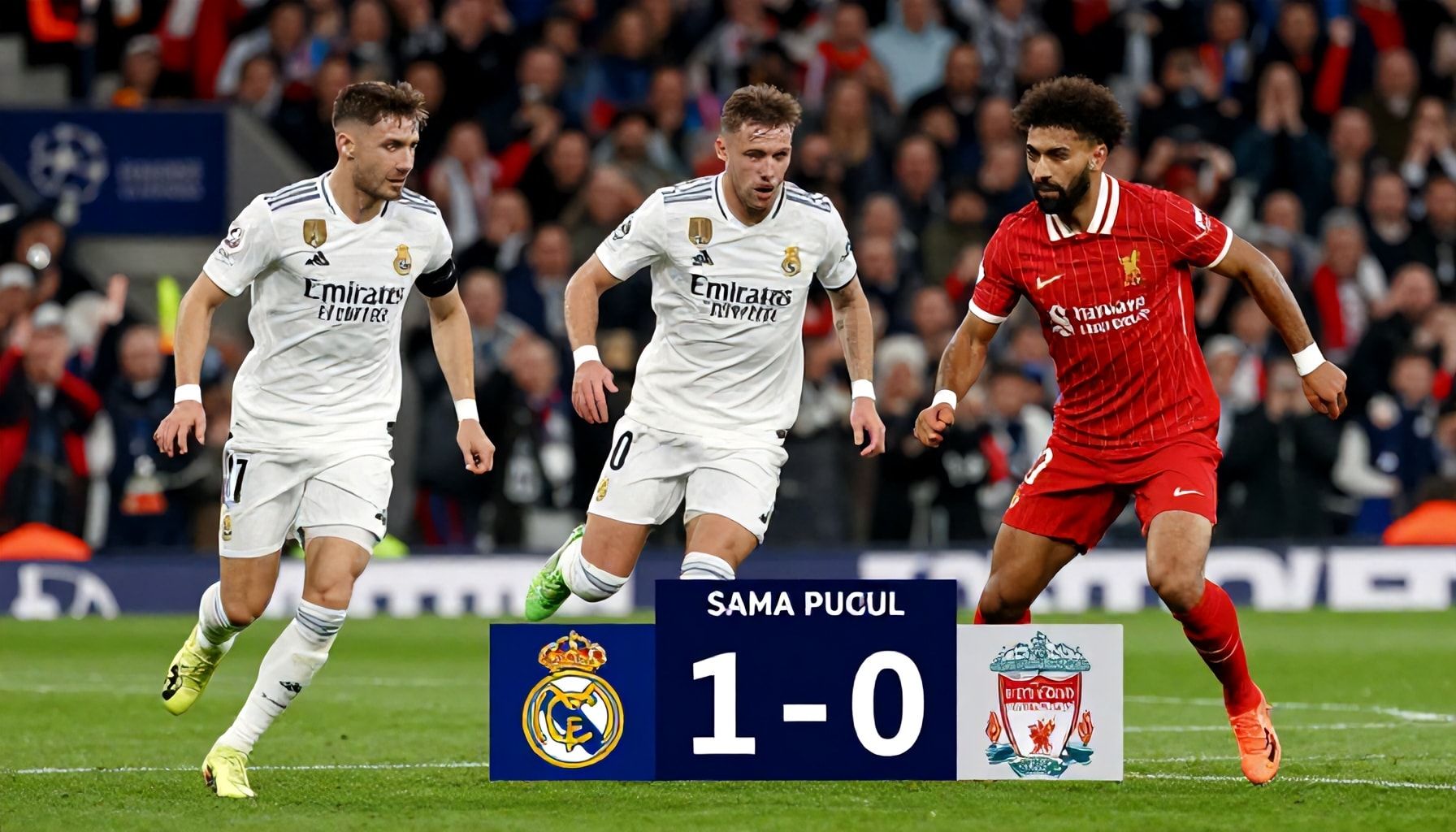 ريال مدريد ينتصر على ليفربول 1-0 في نهائي دوري أبطال أوروبا