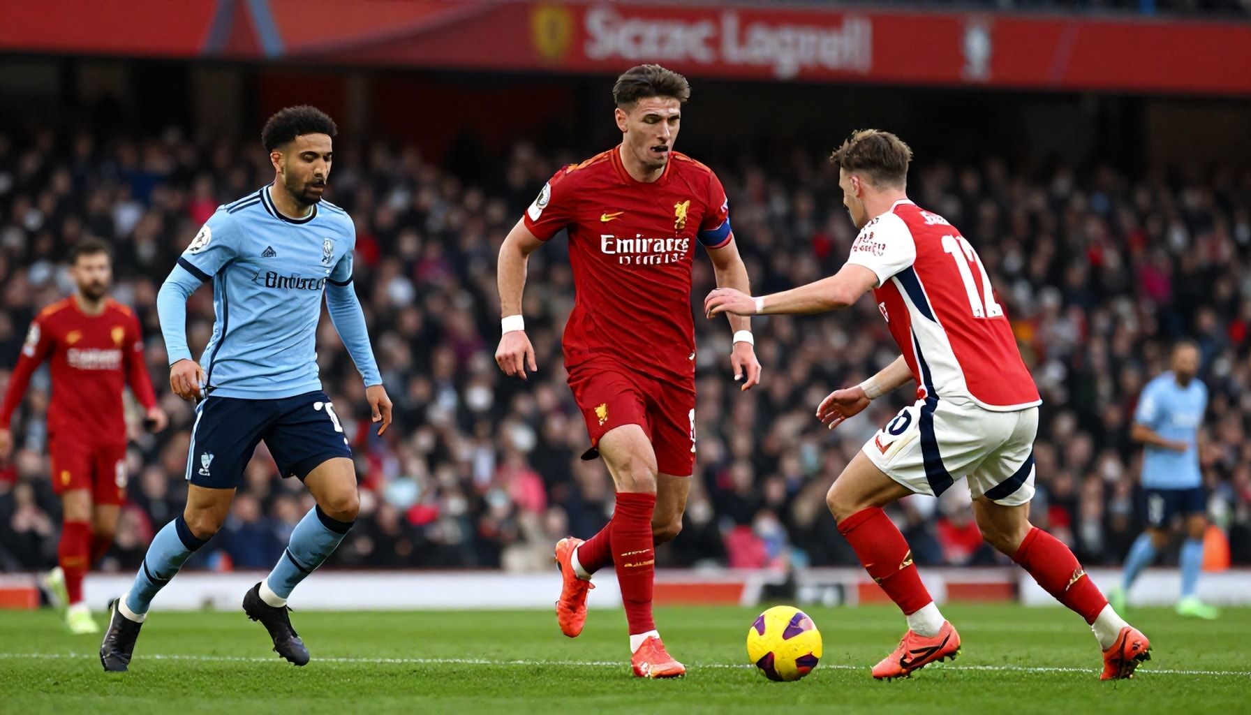 ليفربول يفوز بنتيجة 2-1 على أرسنال في مباراة الدوري الإنجليزي