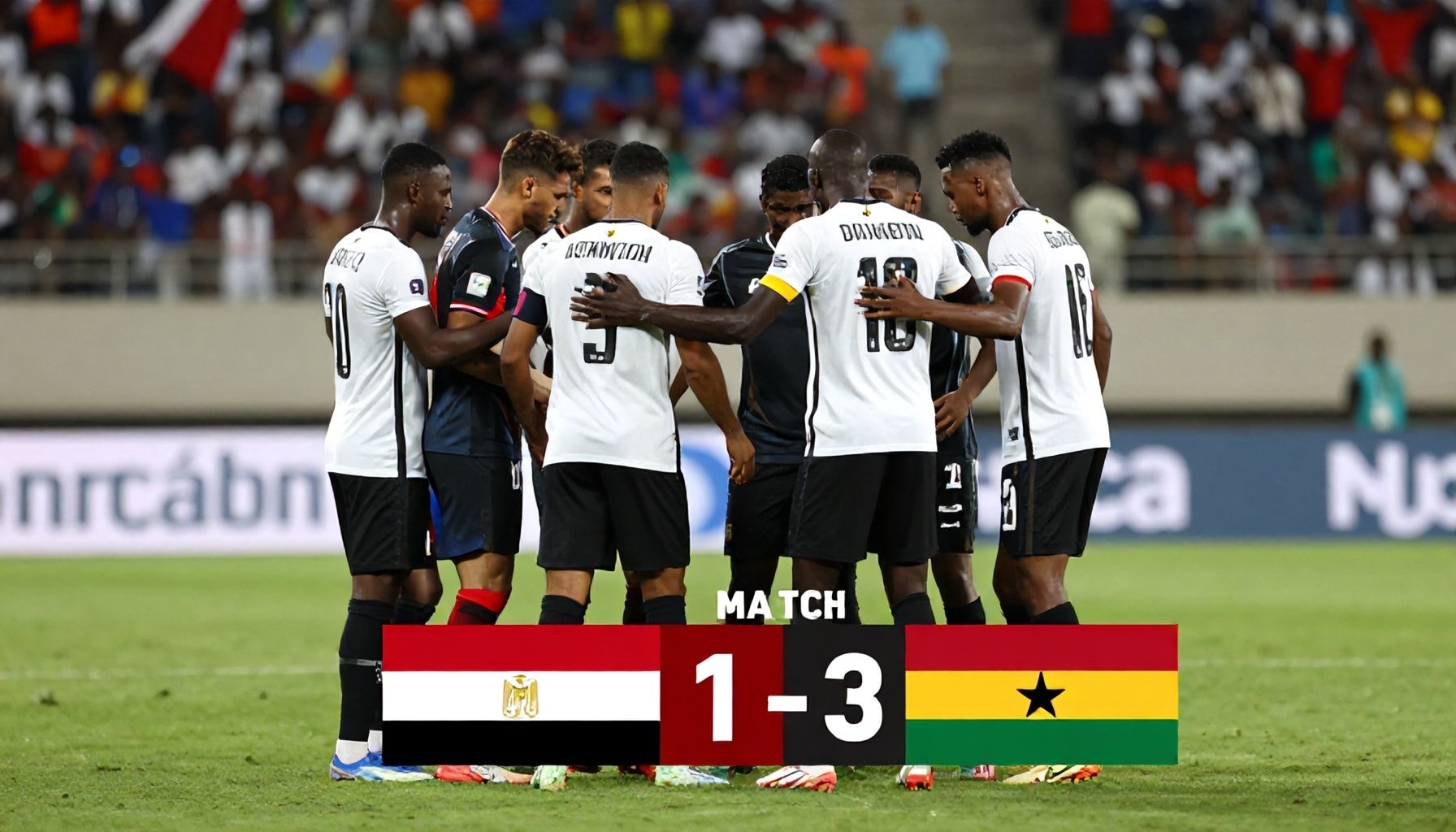 مصر تفوز بثلاثية في مباراة ودية ضد غانا