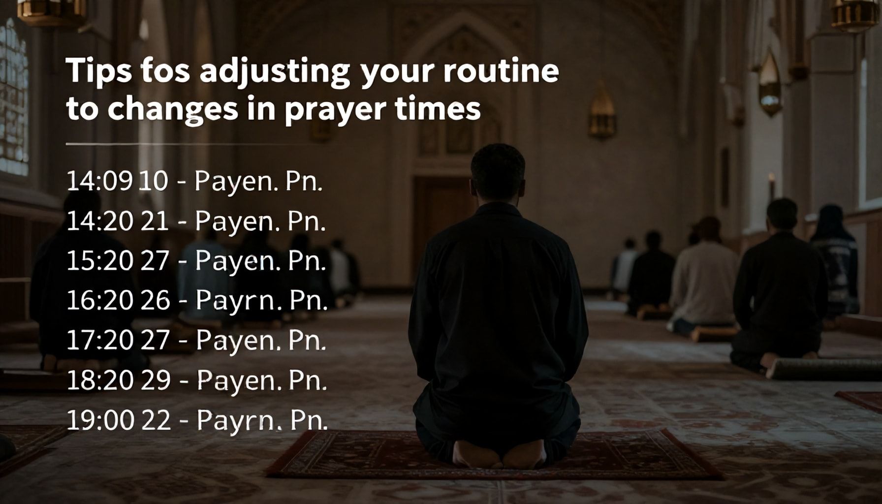 نصائح لتكييف الروتين مع التغييرات في مواقيت الصلاة